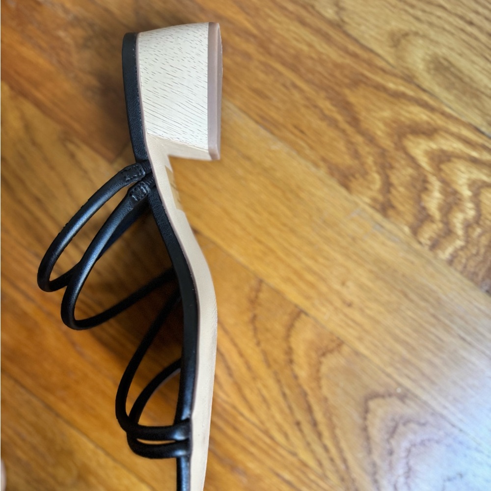 Steve Madden Black Assured Women's Sandals - Picture 6 of 13
